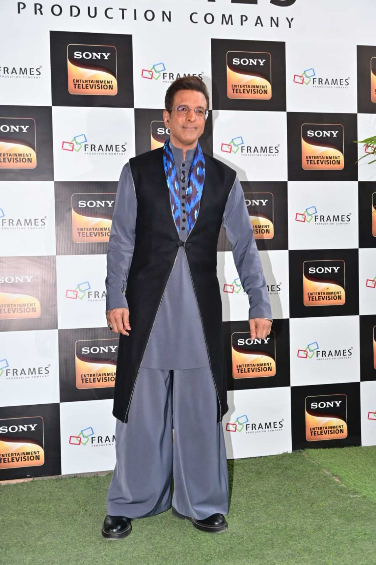Jaaved Jaaferi was seen arriving on the sets of India's Best Dancer.
